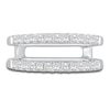 Thumbnail Image 3 of Previously Owned Diamond Enhancer Band 3/4 ct tw Princess 14K White Gold