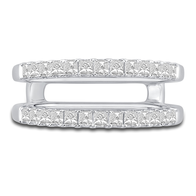 Main Image 3 of Previously Owned Diamond Enhancer Band 3/4 ct tw Princess 14K White Gold