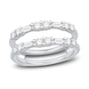 Thumbnail Image 1 of Previously Owned Diamond Enhancer Ring 7/8 ct tw Baguette/Round Platinum