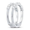 Thumbnail Image 2 of Previously Owned Diamond Enhancer Ring 7/8 ct tw Baguette/Round Platinum