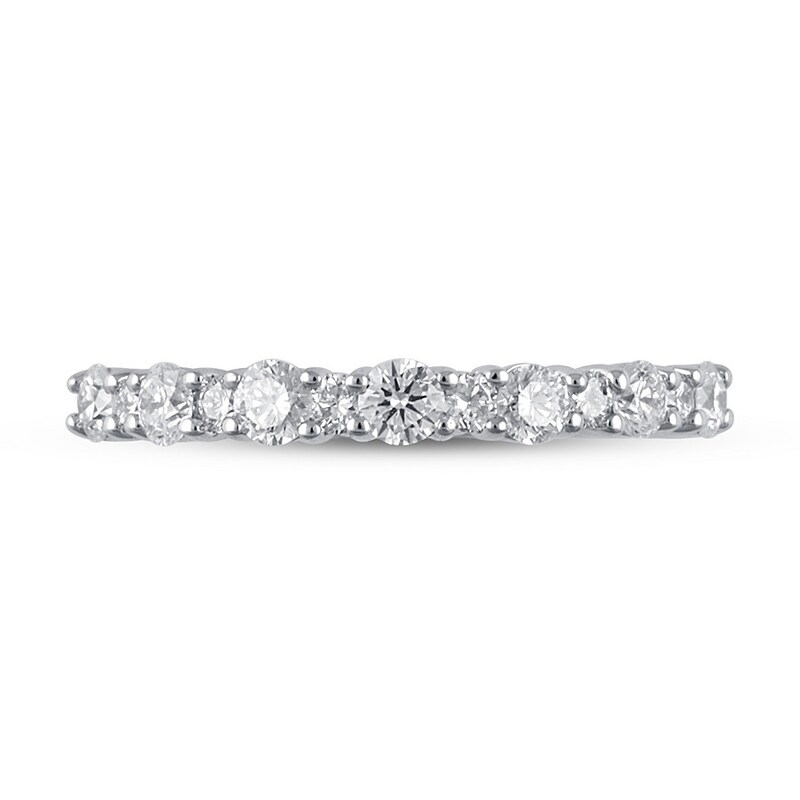 Main Image 1 of Previously Owned Diamond Anniversary Band 5/8 ct tw Round-cut Platinum