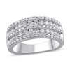 Thumbnail Image 1 of Previously Owned Diamond Anniversary Band 1-1/4 ct tw Round 18K White Gold