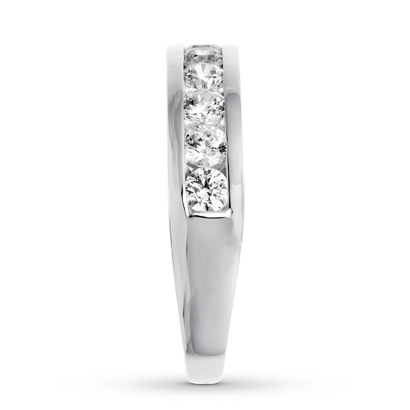 Main Image 3 of Previously Owned Diamond Anniversary Band 1 ct tw 18K White Gold