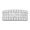 Thumbnail Image 3 of Previously Owned Diamond Anniversary Band 2 ct tw Princess/Round 14K White Gold