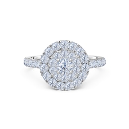 Previously Owned Certified Diamond Ring 1 ct tw Round 14K White Gold