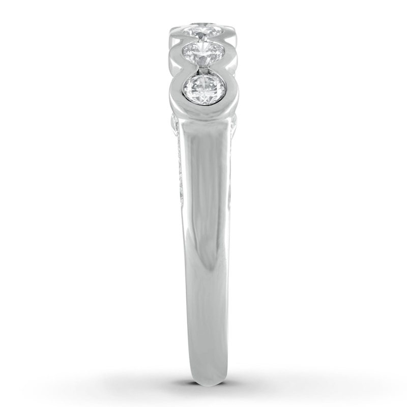 Previously Owned Leo Diamond Anniversary Band 1 carat tw 14K White Gold