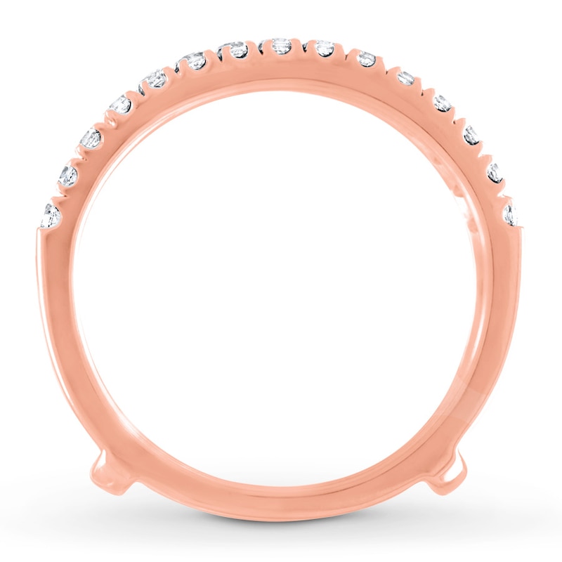 Main Image 2 of Previously Owned Diamond Enhancer Ring 1/2 ct tw Round-cut 14K Rose Gold