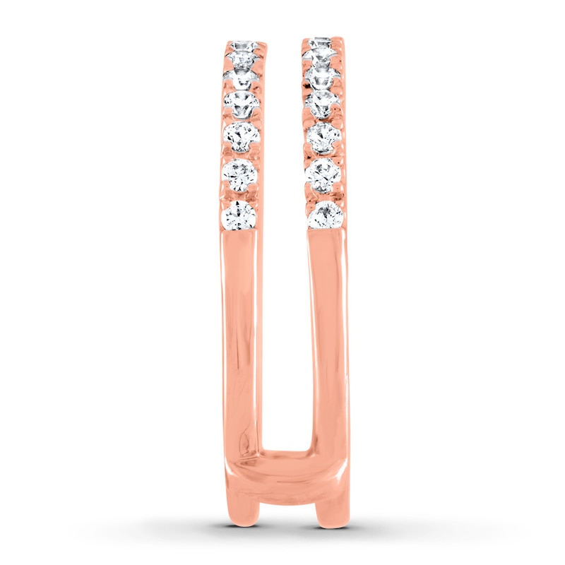 Main Image 3 of Previously Owned Diamond Enhancer Ring 1/2 ct tw Round-cut 14K Rose Gold