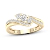 Thumbnail Image 1 of Previously Owned Diamond 3-Stone Ring 1/2 ct tw Round 10K Yellow Gold
