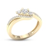 Thumbnail Image 2 of Previously Owned Diamond 3-Stone Ring 1/2 ct tw Round 10K Yellow Gold