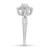 Thumbnail Image 3 of Previously Owned Diamond Engagement Ring 5/8 ct tw Round-cut 14K White Gold