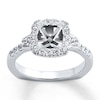 Thumbnail Image 1 of Previously Owned Hearts Desire Ring Setting 1/2 ct tw Diamonds 18K White Gold