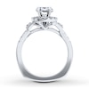 Thumbnail Image 2 of Previously Owned Hearts Desire Ring Setting 1/2 ct tw Diamonds 18K White Gold