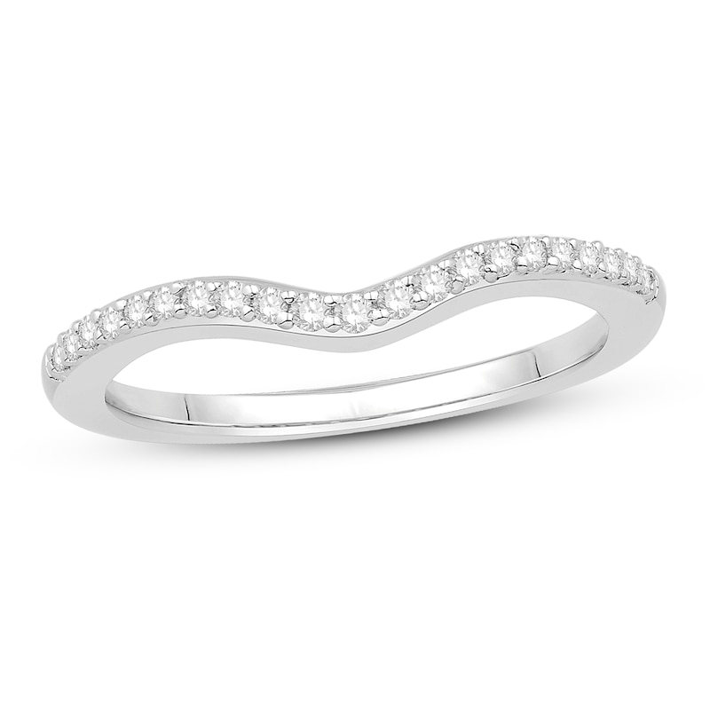 Main Image 1 of Previously Owned Diamond Anniversary Ring 1/6 ct tw Round Platinum