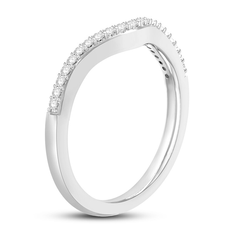Main Image 2 of Previously Owned Diamond Anniversary Ring 1/6 ct tw Round Platinum