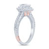 Thumbnail Image 2 of Previously Owned Pnina Tornai Can't Stop Loving You Diamond Engagement Ring 1-1/4 ct tw Pear-shaped/Marquise/Round 14K White Gold