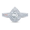 Thumbnail Image 3 of Previously Owned Pnina Tornai Can't Stop Loving You Diamond Engagement Ring 1-1/4 ct tw Pear-shaped/Marquise/Round 14K White Gold