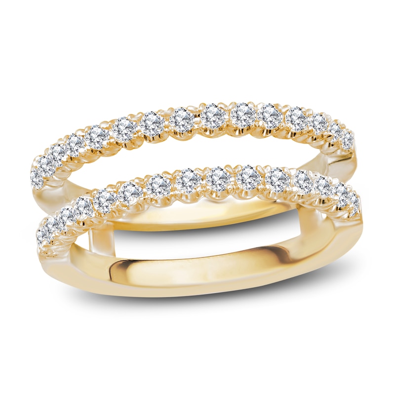 Main Image 1 of Previously Owned Diamond Enhancer Ring 1/2 ct tw Round 14K Yellow Gold