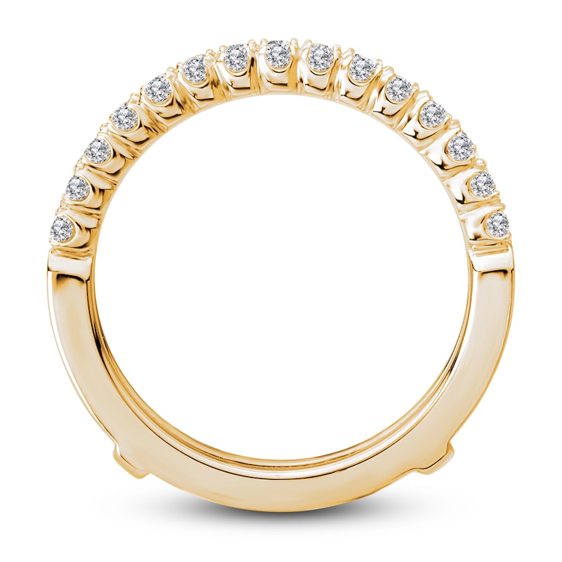 Main Image 4 of Previously Owned Diamond Enhancer Ring 1/2 ct tw Round 14K Yellow Gold