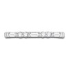 Thumbnail Image 3 of Previously Owned Diamond Anniversary Band 1/3 ct tw Baguette/Round Platinum