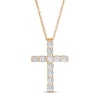 Thumbnail Image 1 of Previously Owned Lab-Grown Diamond Necklace 1 ct tw Round 14K Yellow Gold