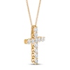 Thumbnail Image 2 of Previously Owned Lab-Grown Diamond Necklace 1 ct tw Round 14K Yellow Gold