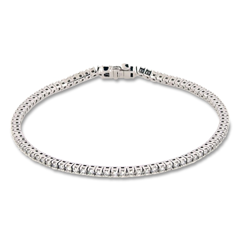 Previously Owned Lab-Grown Diamond Tennis Bracelet -/ ct tw Round 14K Gold
