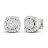 Thumbnail Image 1 of Previously Owned Lab-Grown Diamond Stud Earrings 1 ct tw Round 14K White Gold