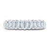 Thumbnail Image 3 of Previously Owned Pnina Tornai Lab-Grown Diamond Anniversary Band 2 ct tw Emerald 14K White Gold