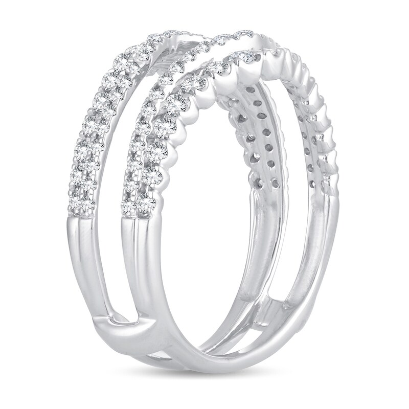 Main Image 2 of Previously Owned Diamond Enhancer Ring 3/4 ct tw Round 14K White Gold
