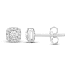 Thumbnail Image 1 of Previously Owned Diamond Stud Earrings 1/5 ct tw Round 10K White Gold