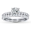 Thumbnail Image 3 of Previously Owned Diamond Bridal Setting 7/8 ct tw Round-cut 14K White Gold