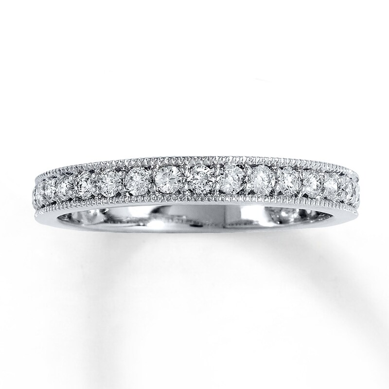 Previously Owned Diamond Anniversary Band 1/2 ct tw Round-cut 14K White Gold