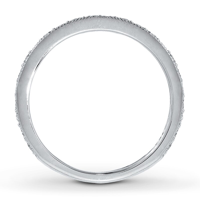 Main Image 2 of Previously Owned Diamond Anniversary Band 1/2 ct tw Round-cut 14K White Gold