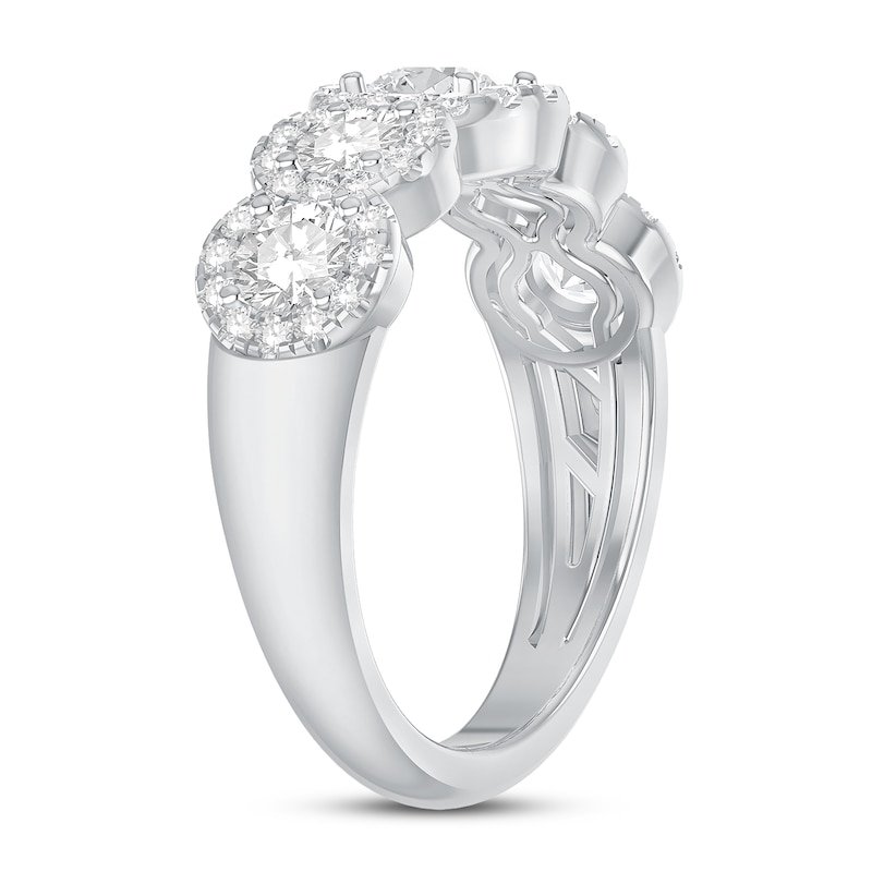 Main Image 2 of Previously Owned Diamond Ring 1-5/8 ct tw Round 14K White Gold
