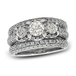Previously Owned Diamond Bridal Set 1-7/8 ct tw Round 14K White Gold