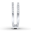 Thumbnail Image 3 of Previously Owned Diamond Enhancer Ring 1/2 ct tw Round-cut 14K White Gold