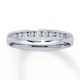 Previously Owned Diamond Wedding Band 1/4 ct tw Round-cut Platinum