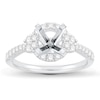 Thumbnail Image 1 of Previously Owned Diamond Engagement Ring Setting 5/8 ct tw Round Platinum