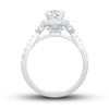 Thumbnail Image 2 of Previously Owned Diamond Engagement Ring Setting 5/8 ct tw Round Platinum