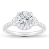 Thumbnail Image 3 of Previously Owned Diamond Engagement Ring Setting 5/8 ct tw Round Platinum