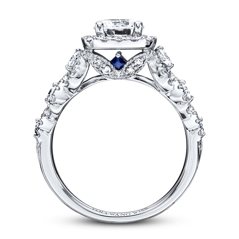 Main Image 2 of Previously Owned Vera Wang WISH 2 ct tw Diamond Engagement Ring 14K White Gold Ring