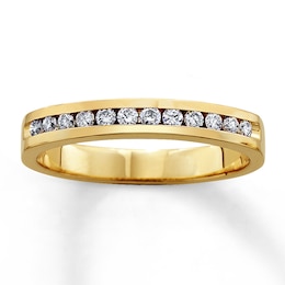Previously Owned Diamond Anniversary Band 1/2 ct tw Round-cut 14K Yellow Gold