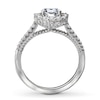Thumbnail Image 2 of Previously Owned Diamond Engagement Ring Setting 1/2 ct tw Round 14K White Gold