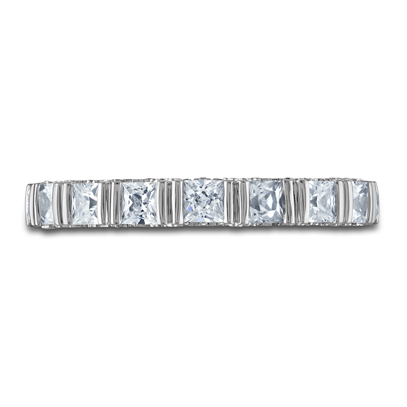 Main Image 3 of Previously Owned Diamond Anniversary Band 1 ct tw Princess/Round 14K White Gold