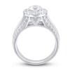 Thumbnail Image 4 of Previously Owned Diamond Engagement Ring 2-1/4 ct tw Round 14K White Gold