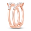 Thumbnail Image 2 of Previously Owned Diamond Enhancer Ring 7/8 ct tw Round/Pear 14K Rose Gold