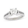 Thumbnail Image 1 of Previously Owned Diamond Engagement Ring 7/8 ct tw Round 14K White Gold