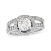 Thumbnail Image 1 of Previously Owned Diamond Bridal Set 1-1/3 ct tw Round 14K White Gold