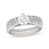 Thumbnail Image 1 of Previously Owned Diamond Bridal Set 1-1/8 ct tw Round 14K White Gold